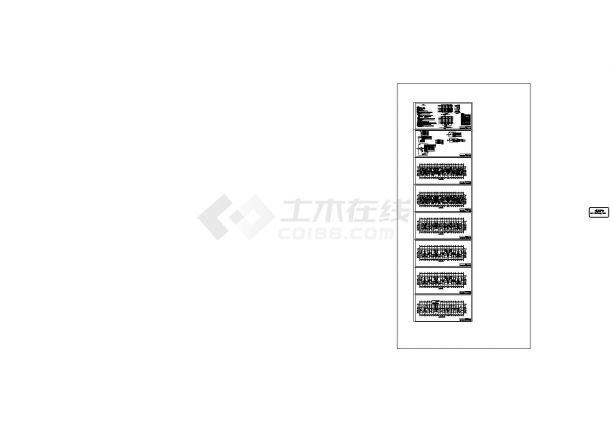 地上5层综合住宅小区强弱电施工图纸-图二