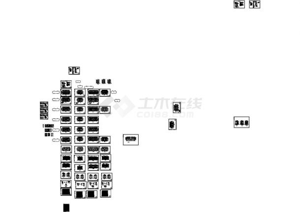 [浙江]某小区4栋六层底层架空住宅楼初步设计图-图一