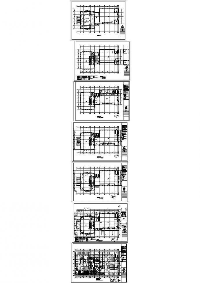 办公楼设计_[江苏]25层现代风格行政办公楼单体建筑施工图_图1