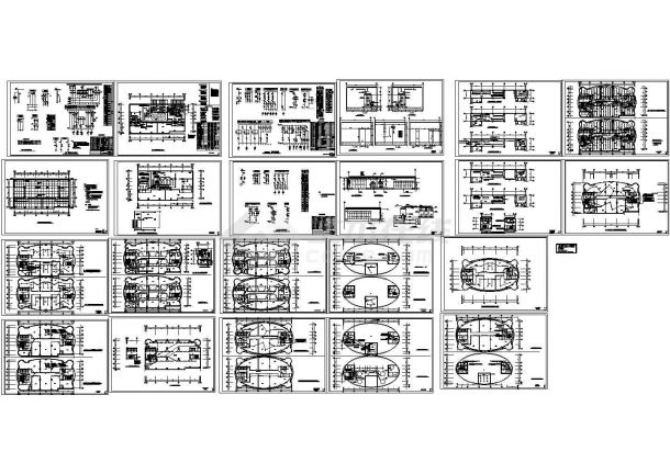 办公楼设计_二十五层办公楼电气施工全套图（CAD，22张图纸）-图一