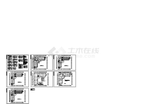 办公楼设计_某办公楼电气照明施工图（CAD，6张图纸）-图二