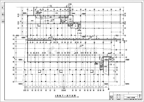 标准型及复式型混合高层住宅建筑设计施工图（含商业建筑）-图一