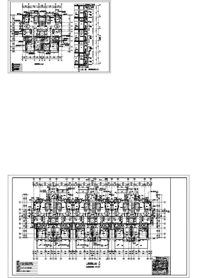 某十一层三连板欧式住宅建筑施工图_图1