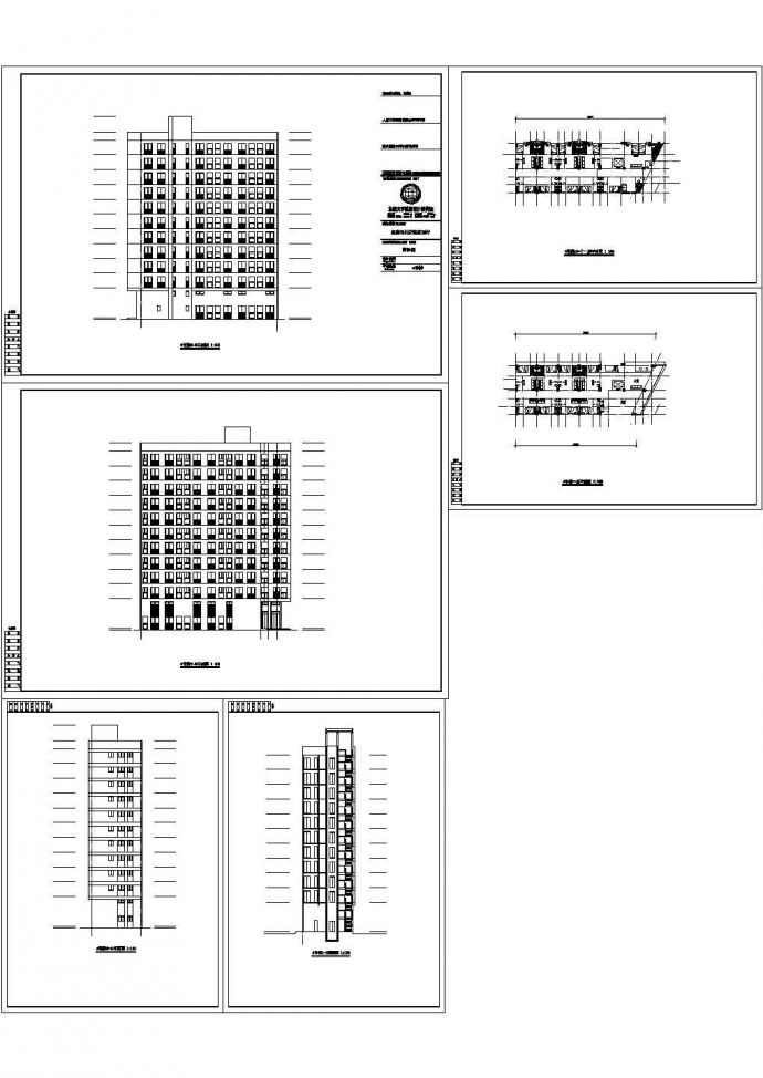 某二十四层商住楼建筑施工图（含效果图）_图1