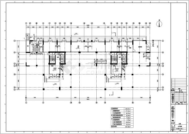 十五层底商住宅楼建筑施工图（含大型人防工程）-图二