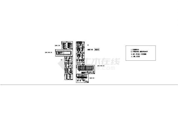 粮食储备库平房仓结构图（24米X100米跨双T板）-图一