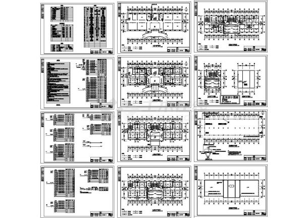 办公楼设计_某厂办公楼强电平面图（CAD，12张图纸）-图一