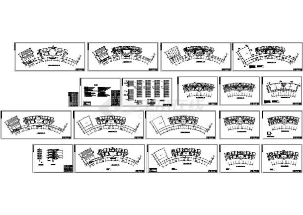 办公楼设计_某办公楼电气施工全套图（CAD，20张图纸）-图二