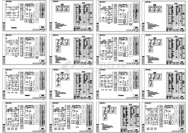 GGD二次接线方案非常标准设计cad图纸-图一