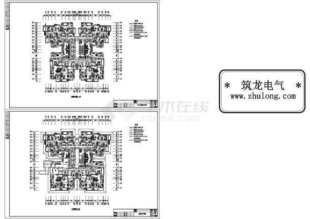 西安某30层住宅楼全套电气施工图-图一