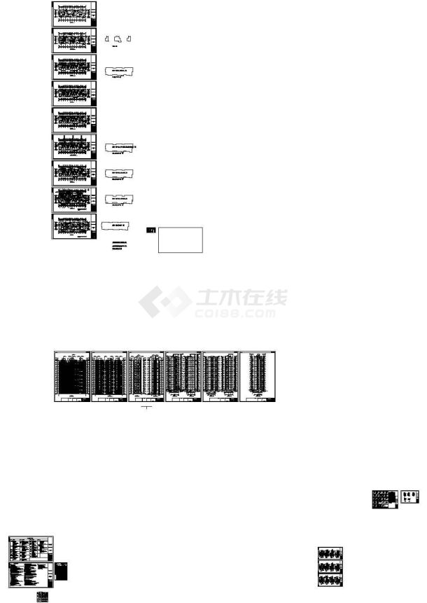 某十八层板式住宅楼建筑施工图-图一