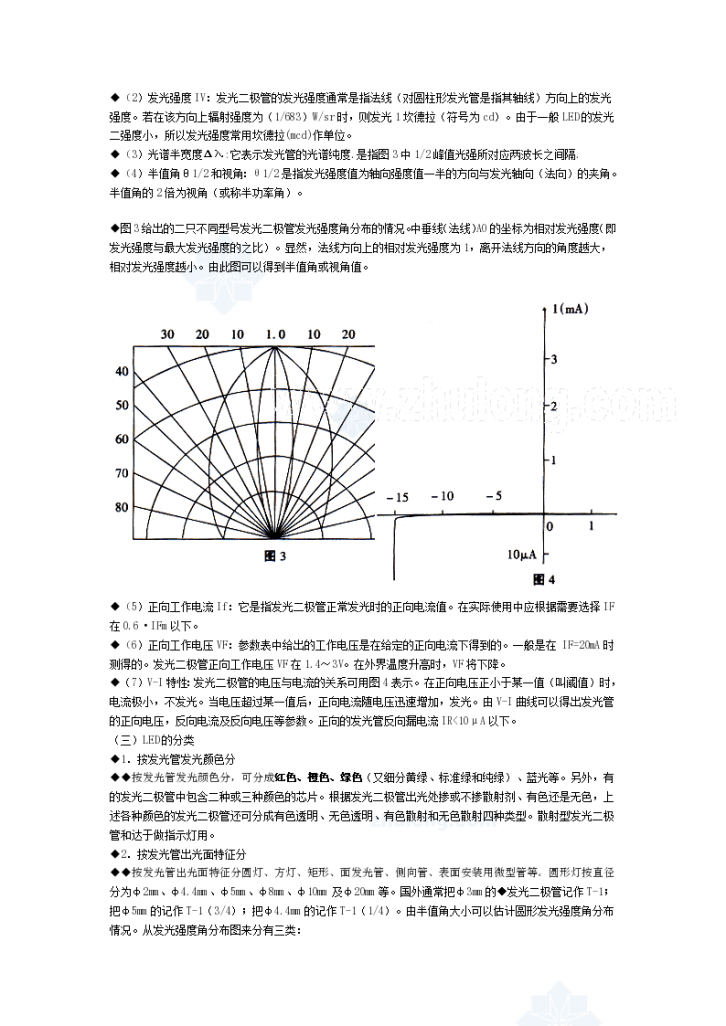 半导体发光二极管工作原理、特性及应用_-图二