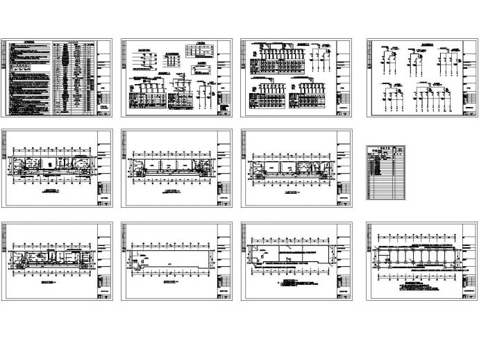 1160平方米某砖混结构小学教学楼电气设计施工图Cad设计图_图1