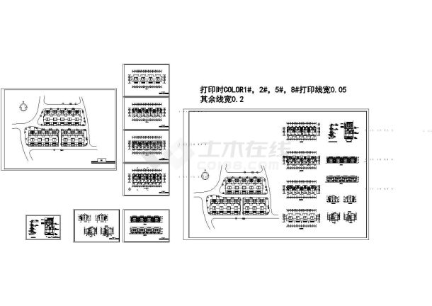 盐城市规划市政设计院参赛设计建筑施工图-图一