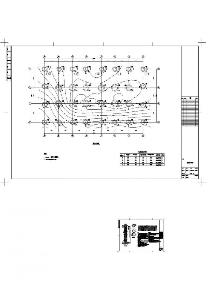 [深圳]35层框筒结构商务大厦带屋顶花园结构图（150米）_图1