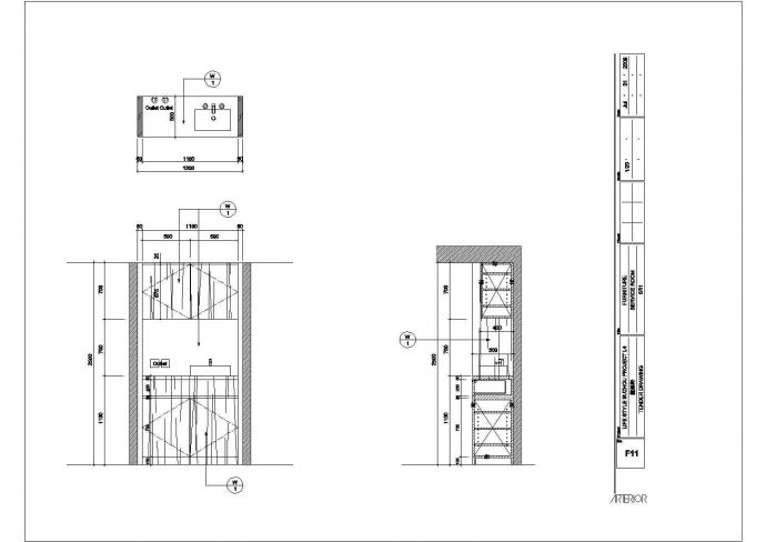 某火锅店设计施工CAD节点详细构造图纸_图1
