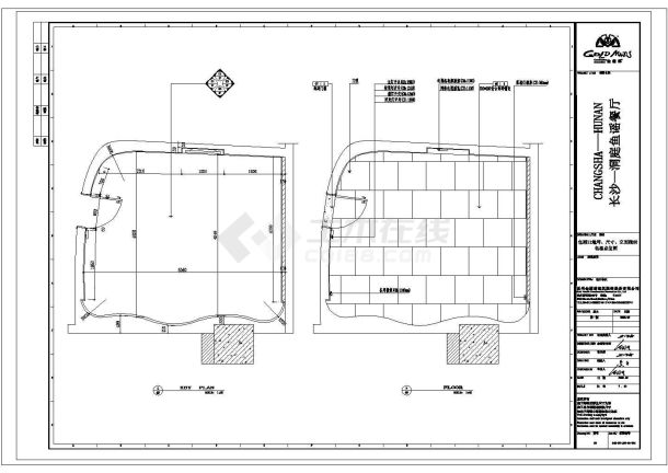 某餐饮会所包厢CAD大样完整节点施工图-图一