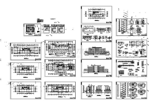 办公楼设计_东莞某处某综合办公楼建筑施工CAD图-图一