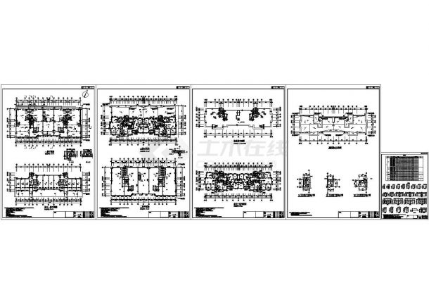 某十二层商住楼建筑施工图——12张CAD-图二