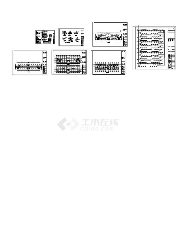 办公楼设计_北京某办公楼空调方案全套设计cad施工图纸-图一