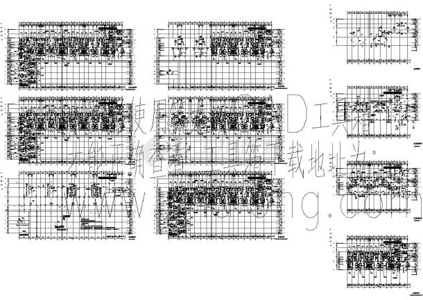 厦门市某九层住宅建筑施工图（底层架空）-图二
