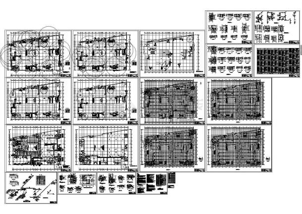 【广西】某处建材商场空调暖通平面设计CAD图-图一