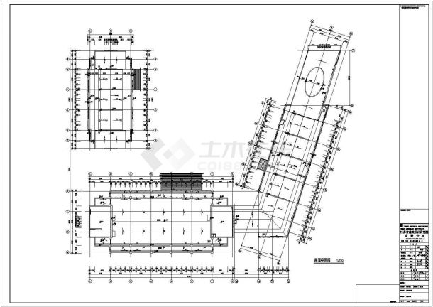 办公楼设计_[南京]某十六层办公楼建筑CAD设计施工图-图二
