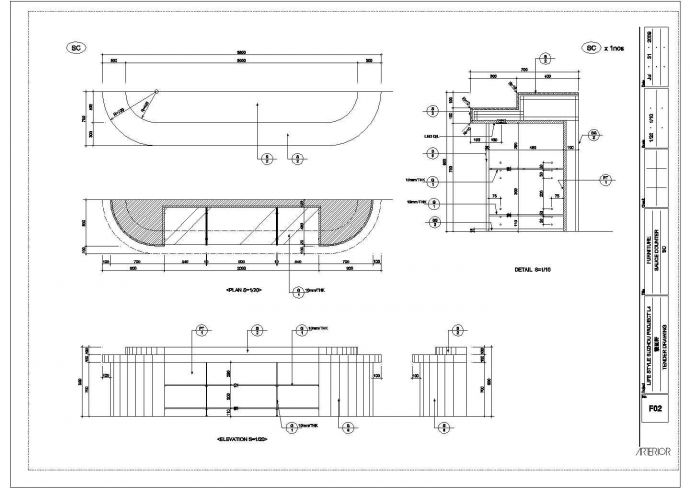 某火锅店设计施工CAD节点完整构造图纸_图1