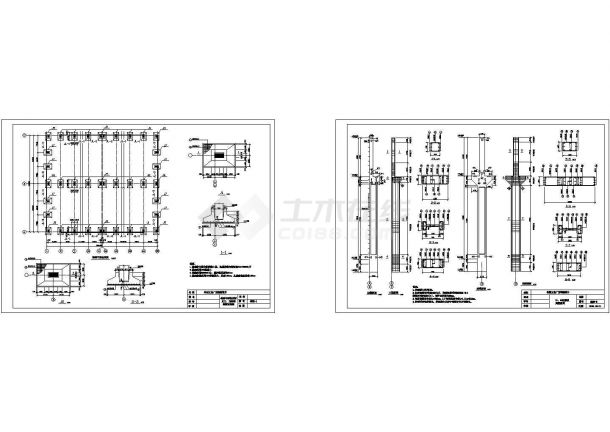 厂房设计_[学士]单层工业厂房课程设计CAD图纸-图一