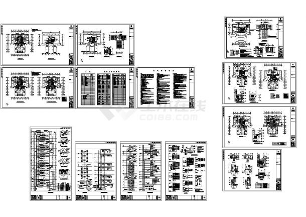 高层住宅楼建筑全套电气设计CAD图纸-图一