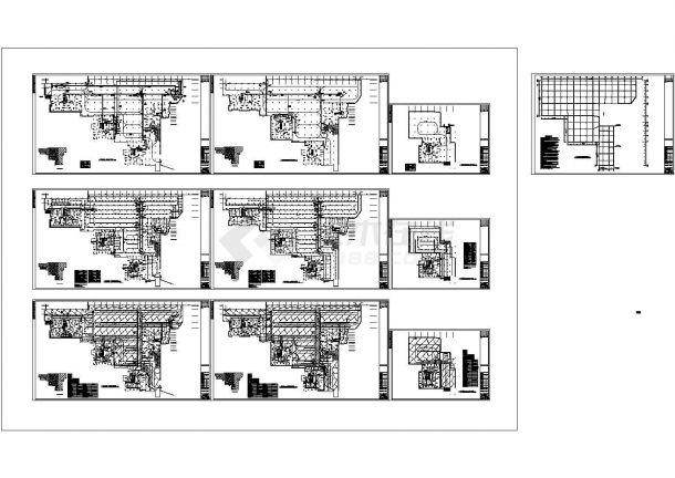 [重庆]大型住宅项目二期工程全套电气施工cad图纸（含地下室设备工程）-图一