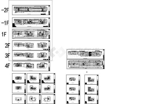 [重庆]大型住宅项目二期工程全套电气施工cad图纸（含地下室设备工程）-图二