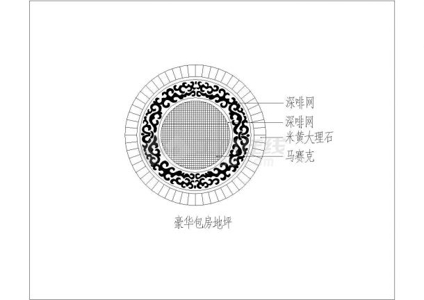 某餐厅施工CAD大样完整节点构造图纸-图二