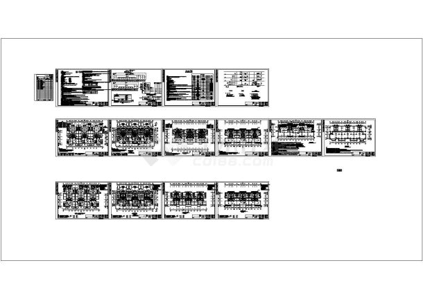[上海]大型商业建筑群全套电气施工cad图纸（含别墅、高层住宅、商业网点）-图一