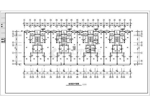 某住宅楼全套CAD结构设计详细完整施工图-图一