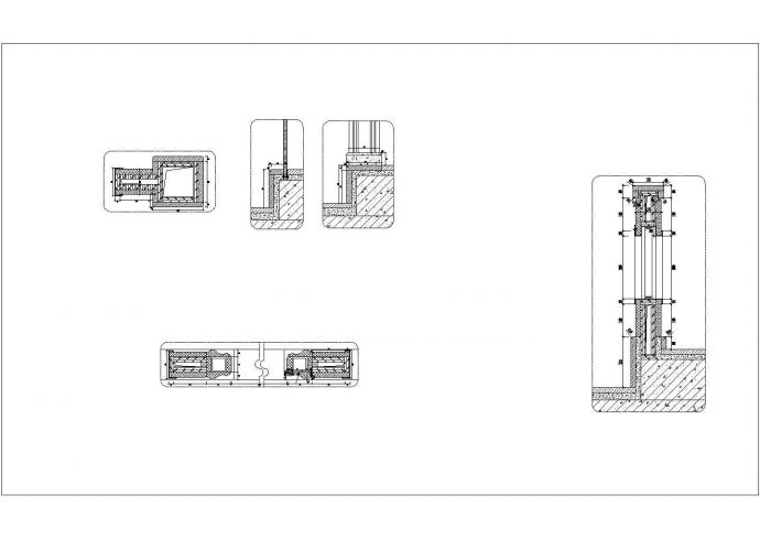 某饭店完整设计全套CAD剖面施工图_图1