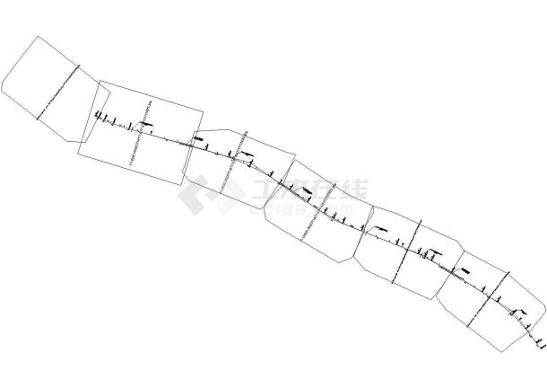 双向四车道路基宽度为26m公路Ⅰ级非常实用设计cad图纸-图二