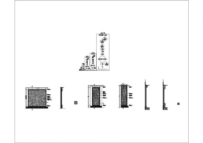天津某五星级酒店中餐厅施工CAD设计详细构造图纸_图1