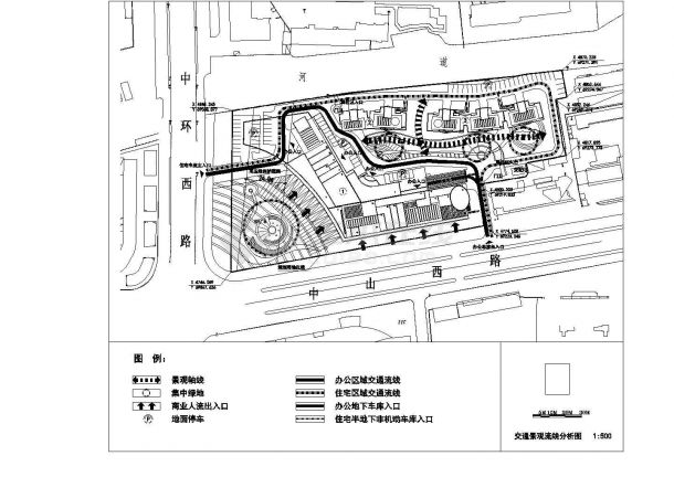 [浙江]大型住宅区多栋高层住宅楼建筑施工图设计-图一
