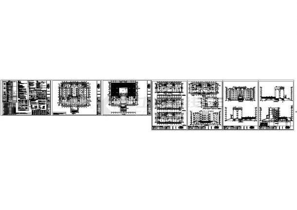 办公楼设计_[湖南]6层现代风格综合办公楼设计施工图-图一