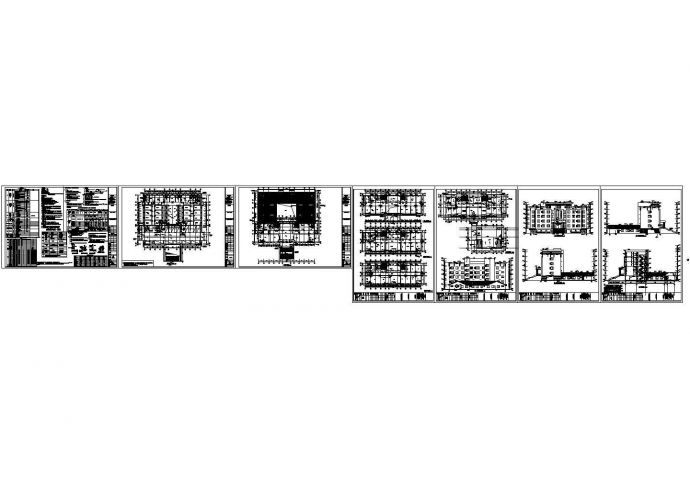 办公楼设计_[湖南]6层现代风格综合办公楼设计施工图_图1