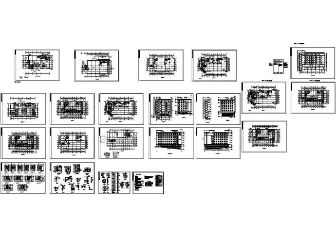 无锡市惠山区某综合楼施工方案CAD图纸_图1