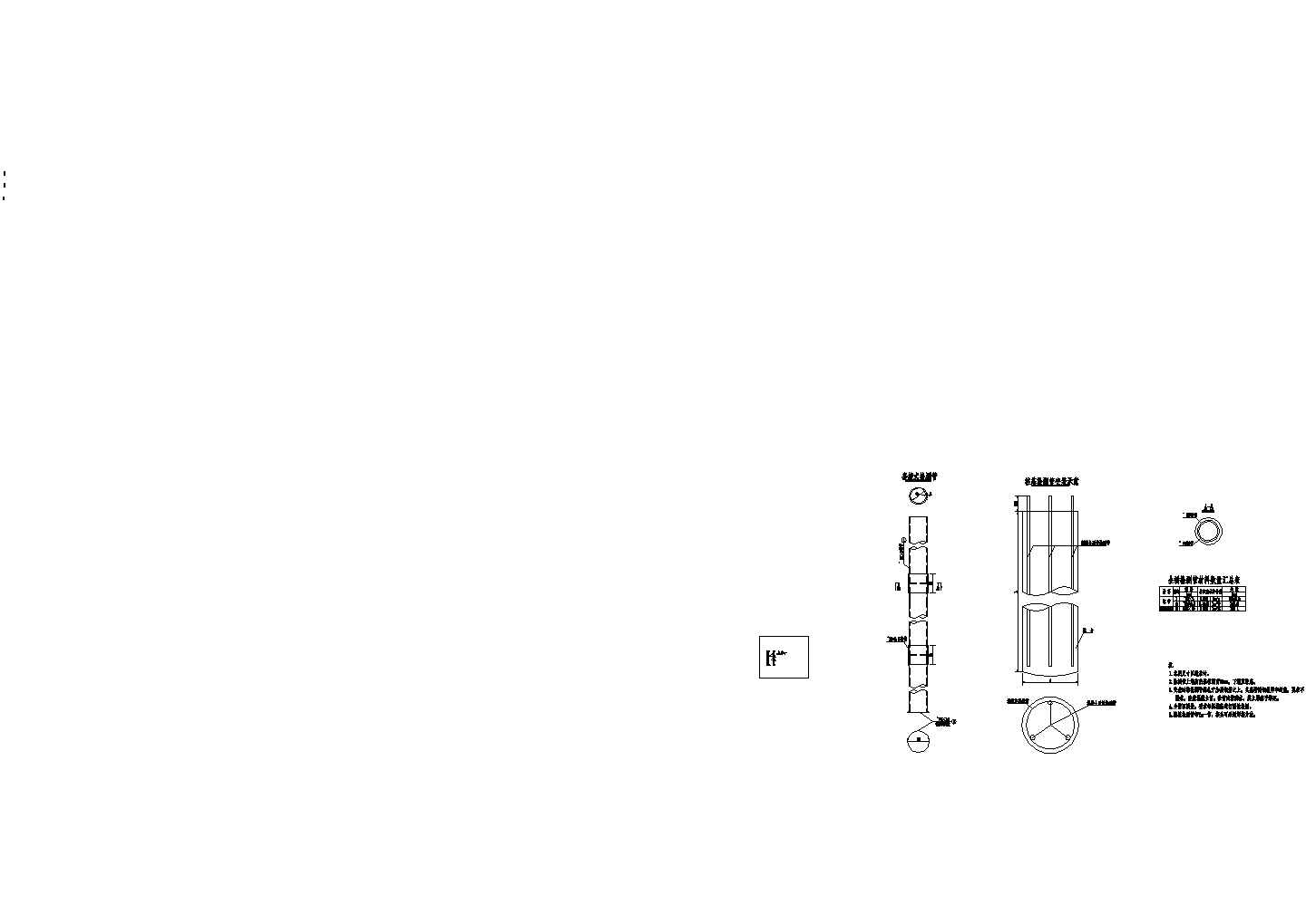 互通主线连续箱梁高架桥桩基声测管构造节点详图设计