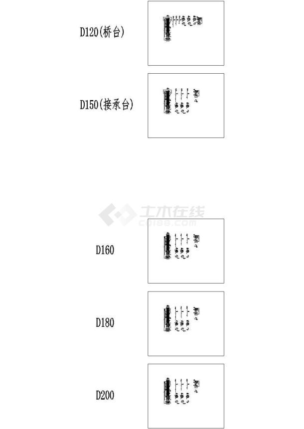 互通主线高架桥桩基钢筋构造节点详图设计-图一