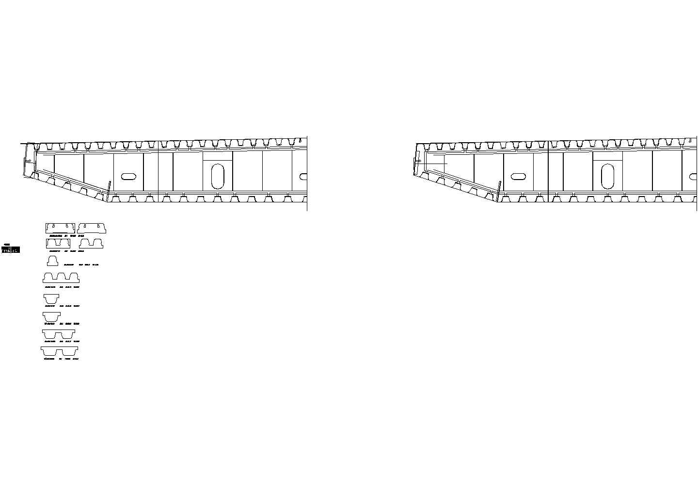 公路跨长江特大组合体系桥梁（变更）钢箱梁HG1横隔板构造节点详图设计
