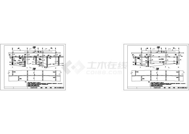 预应力混凝土T梁桥型布置节点详图设计-图一