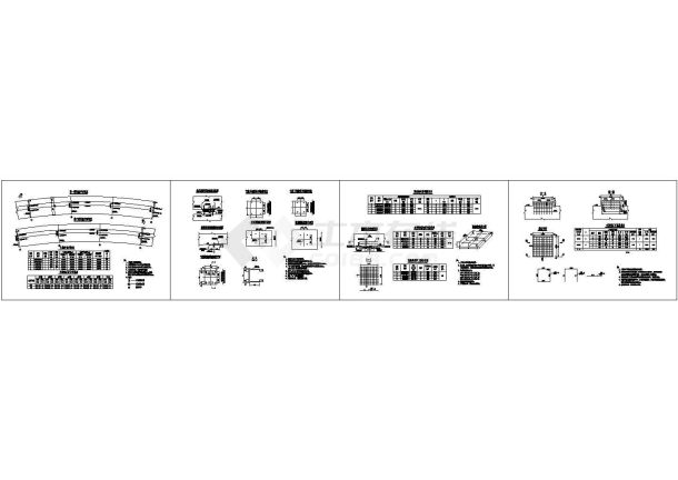 匝道桥梁支座及垫石节点详图设计-图一