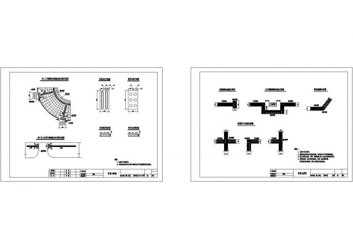 道路工程盲道大样节点详图设计_图1