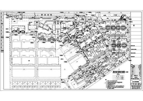 深圳某地万科第五园一期小区住宅楼全套建筑施工cad图-图二