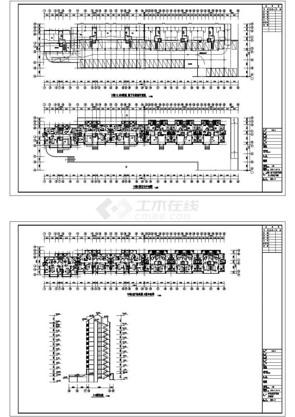 某欧式风格十一层住宅楼建筑施工图-图一